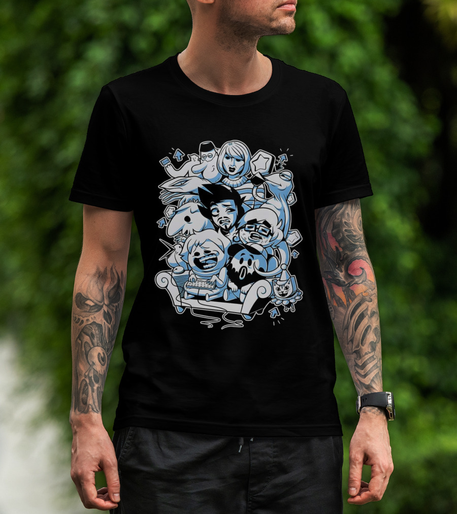 Websplorer Boys Characters Iconic Cartoon Group Adventure T-Shirt