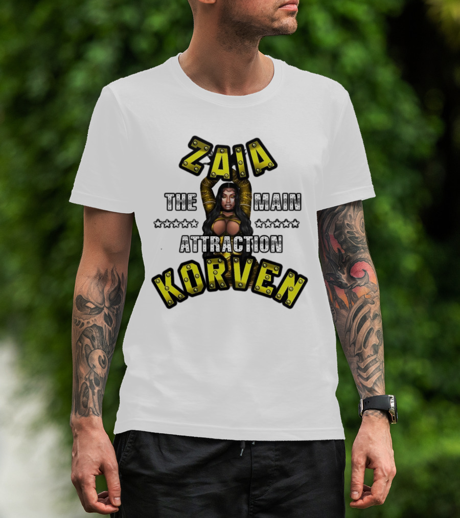 Zaia Korven The Main Attraction Stars T-Shirt
