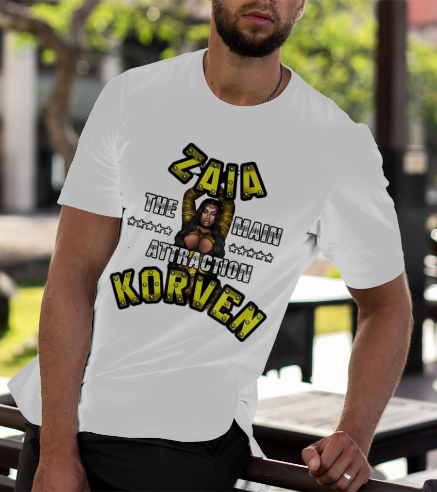 Zaia Korven The Main Attraction Stars T-Shirt