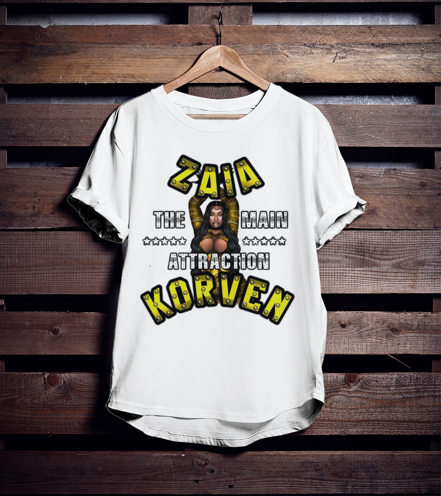 Zaia Korven The Main Attraction Stars T-Shirt