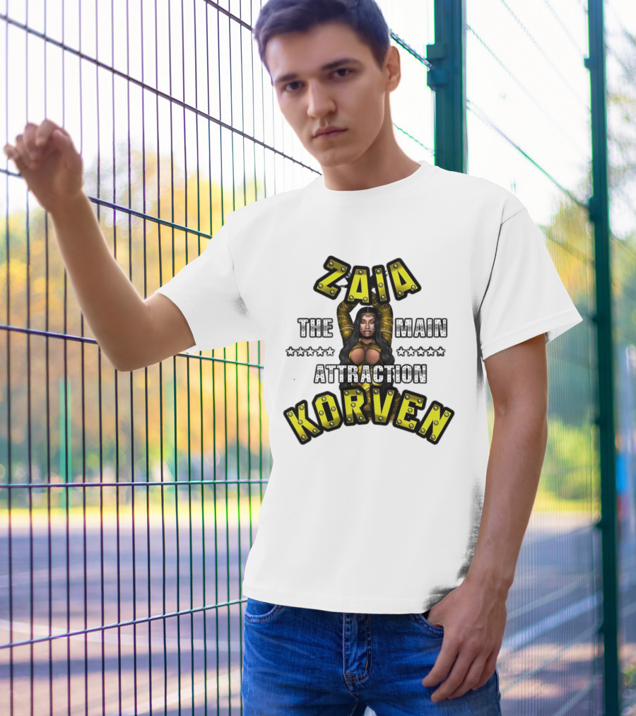Zaia Korven The Main Attraction Stars T-Shirt