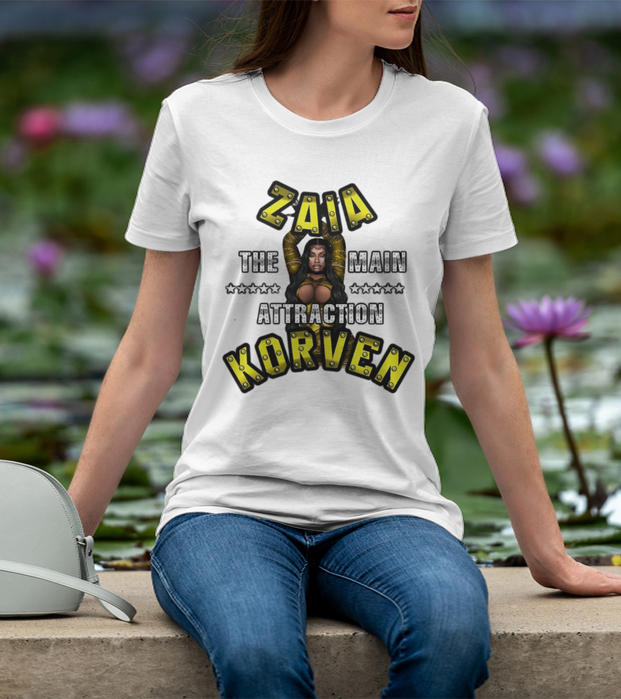 Zaia Korven The Main Attraction Stars T-Shirt