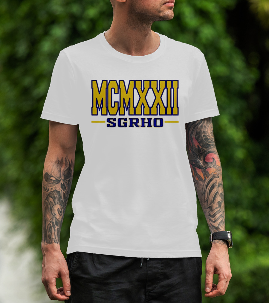 MCMXXII SGRHO Sigma Gamma Rho Sorority Founding Year T-Shirt