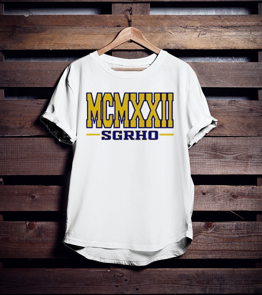 MCMXXII SGRHO Sigma Gamma Rho Sorority Founding Year T-Shirt