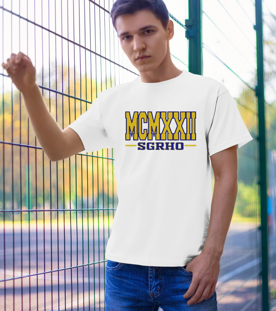MCMXXII SGRHO Sigma Gamma Rho Sorority Founding Year T-Shirt