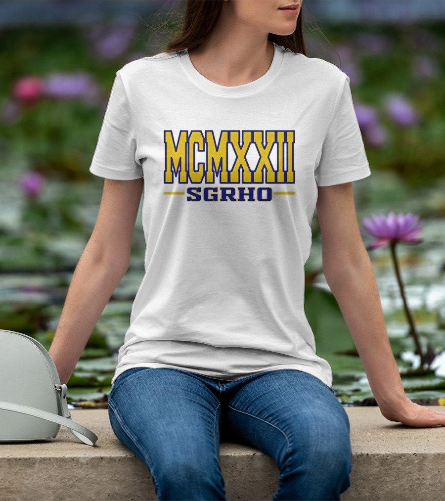 MCMXXII SGRHO Sigma Gamma Rho Sorority Founding Year T-Shirt