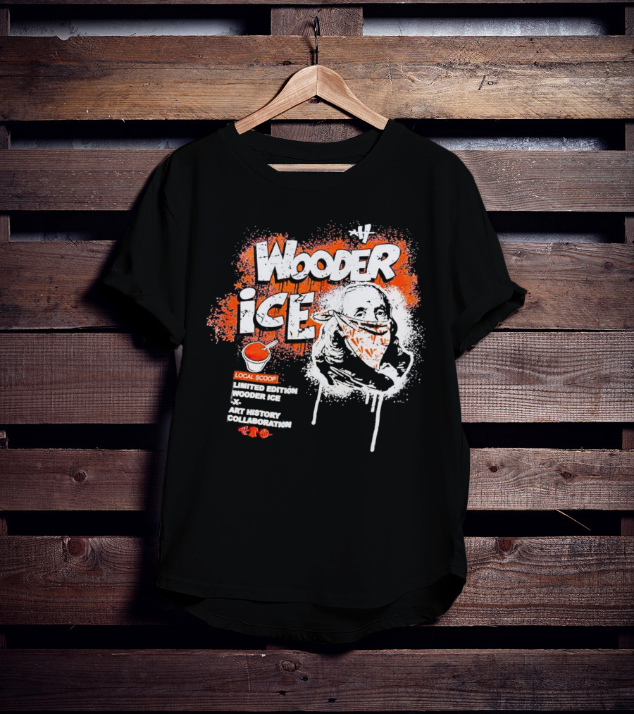 Wooder Ice Local Scoop Art History Collaboration T-Shirt