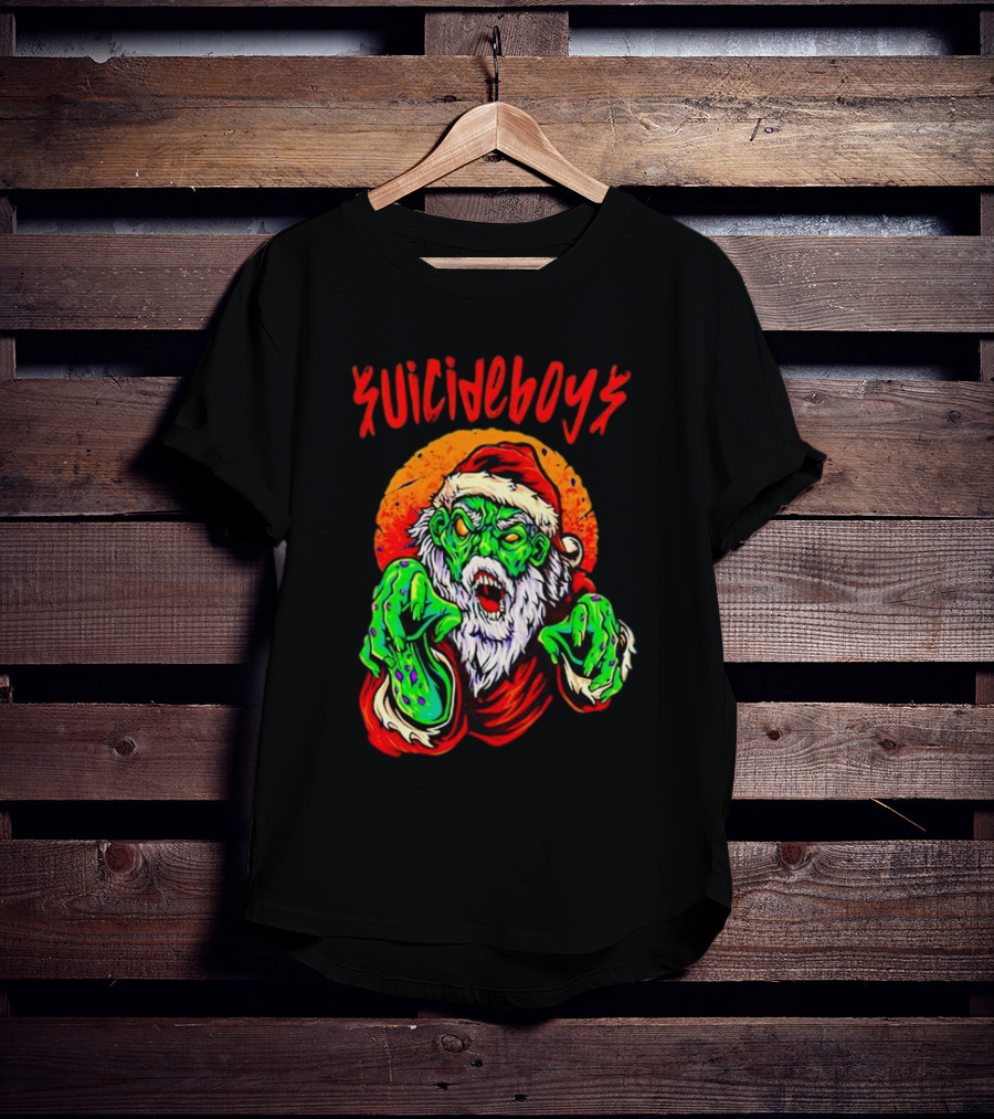 Suicideboys Zombie Santa Christmas Horror T-Shirt