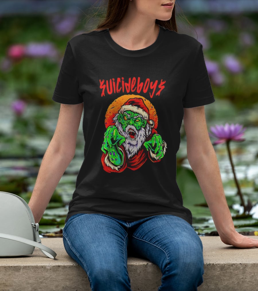 Suicideboys Zombie Santa Christmas Horror T-Shirt