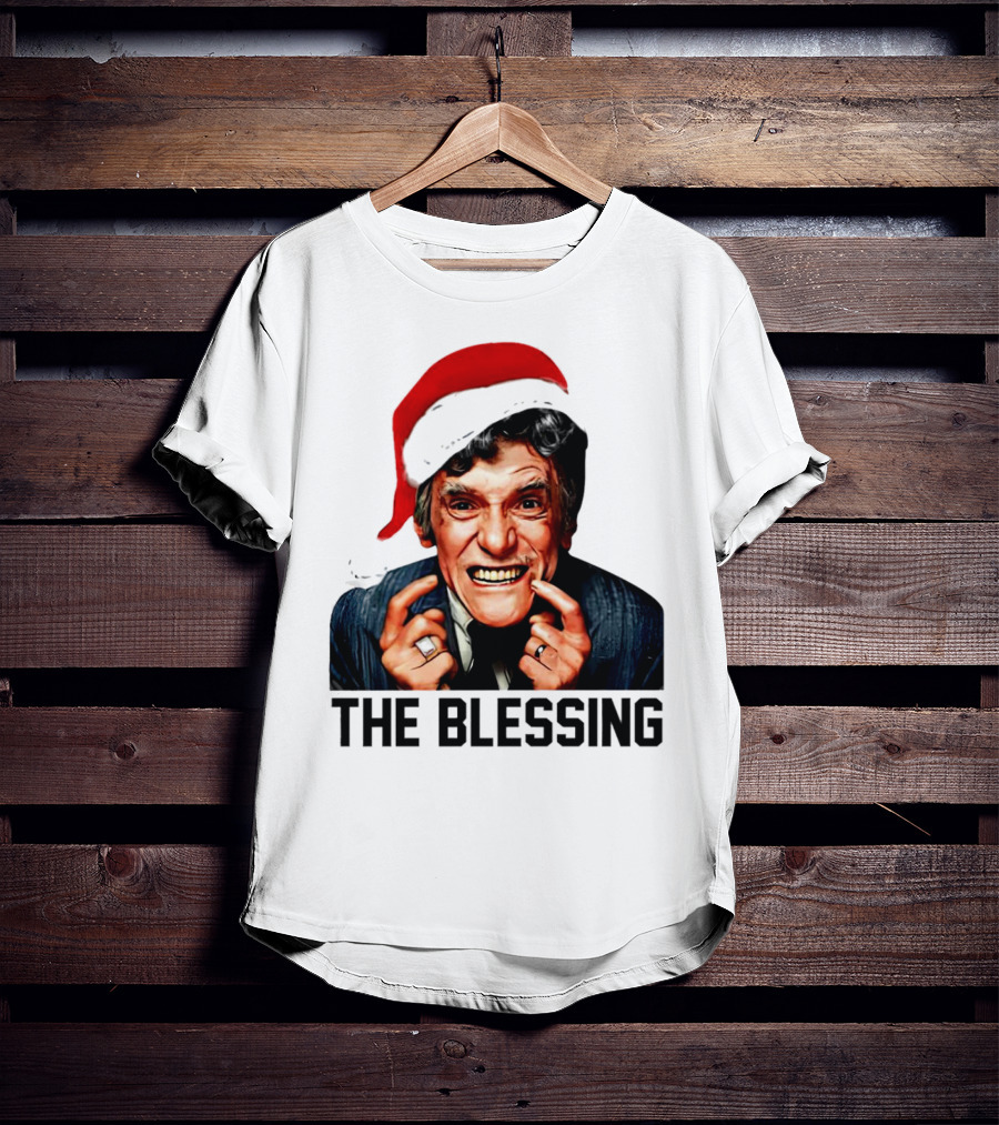 The Blessing Uncle Lewis Christmas Vacation Santa Hat T-Shirt