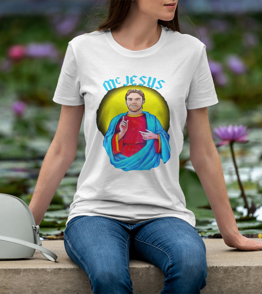 Connor McDavid McJesus Iconic Sports T-Shirt