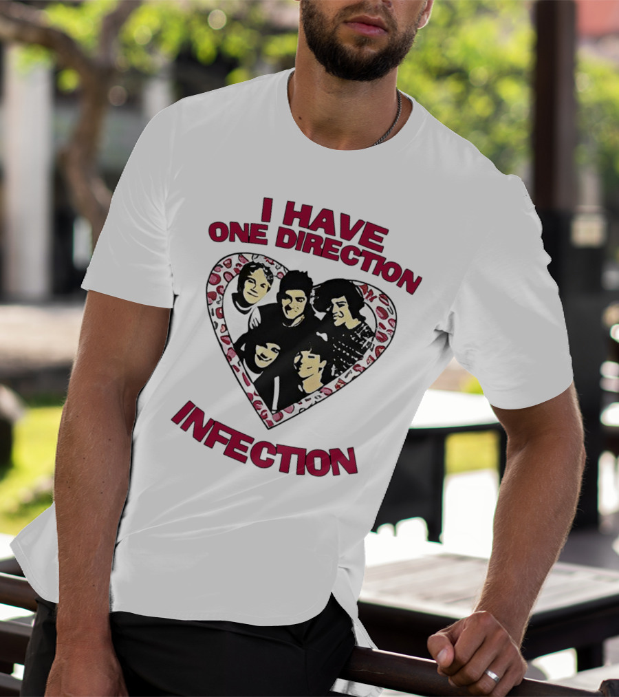 One Direction Infection Heart Fan T-Shirt
