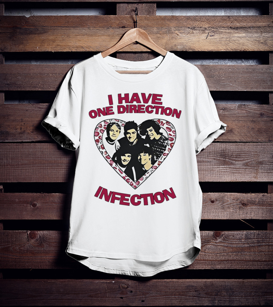 One Direction Infection Heart Fan T-Shirt