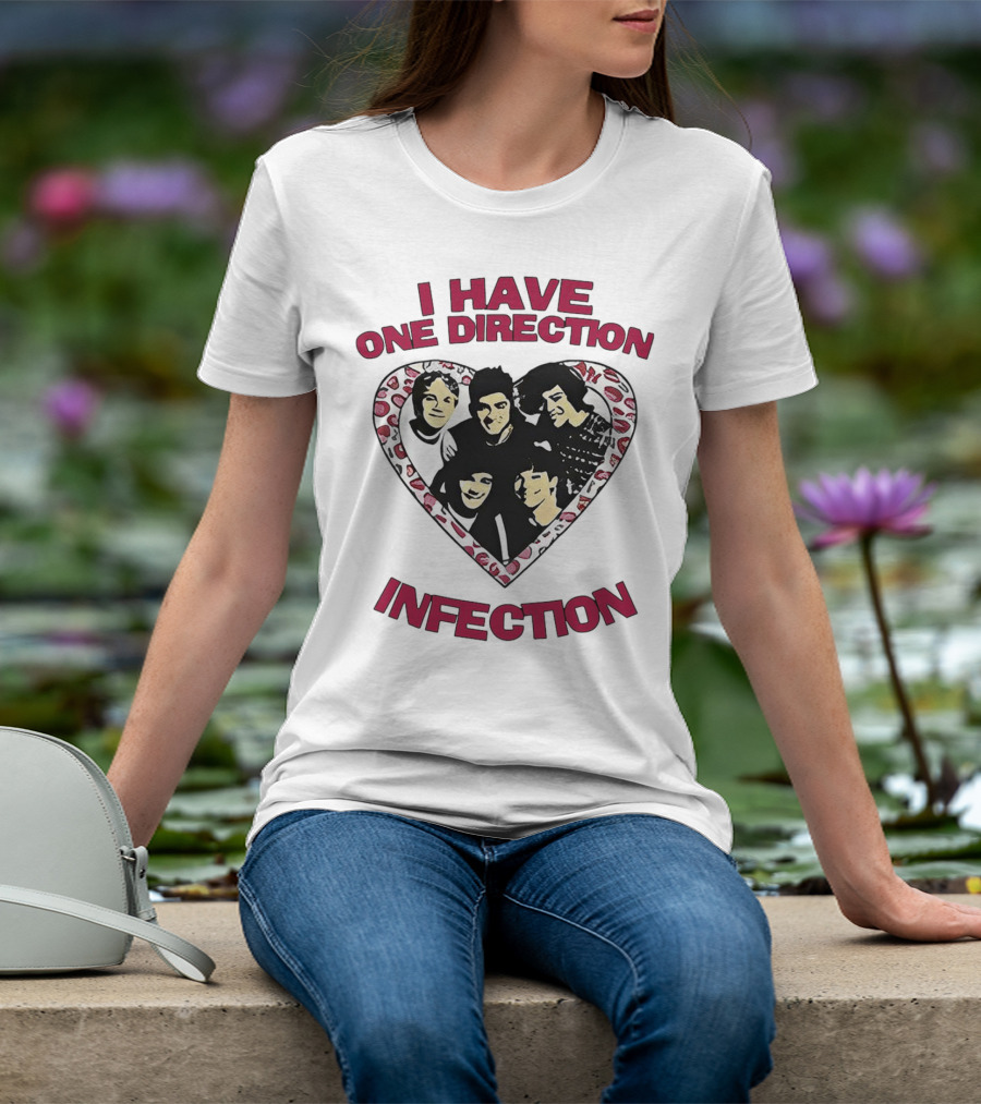One Direction Infection Heart Fan T-Shirt