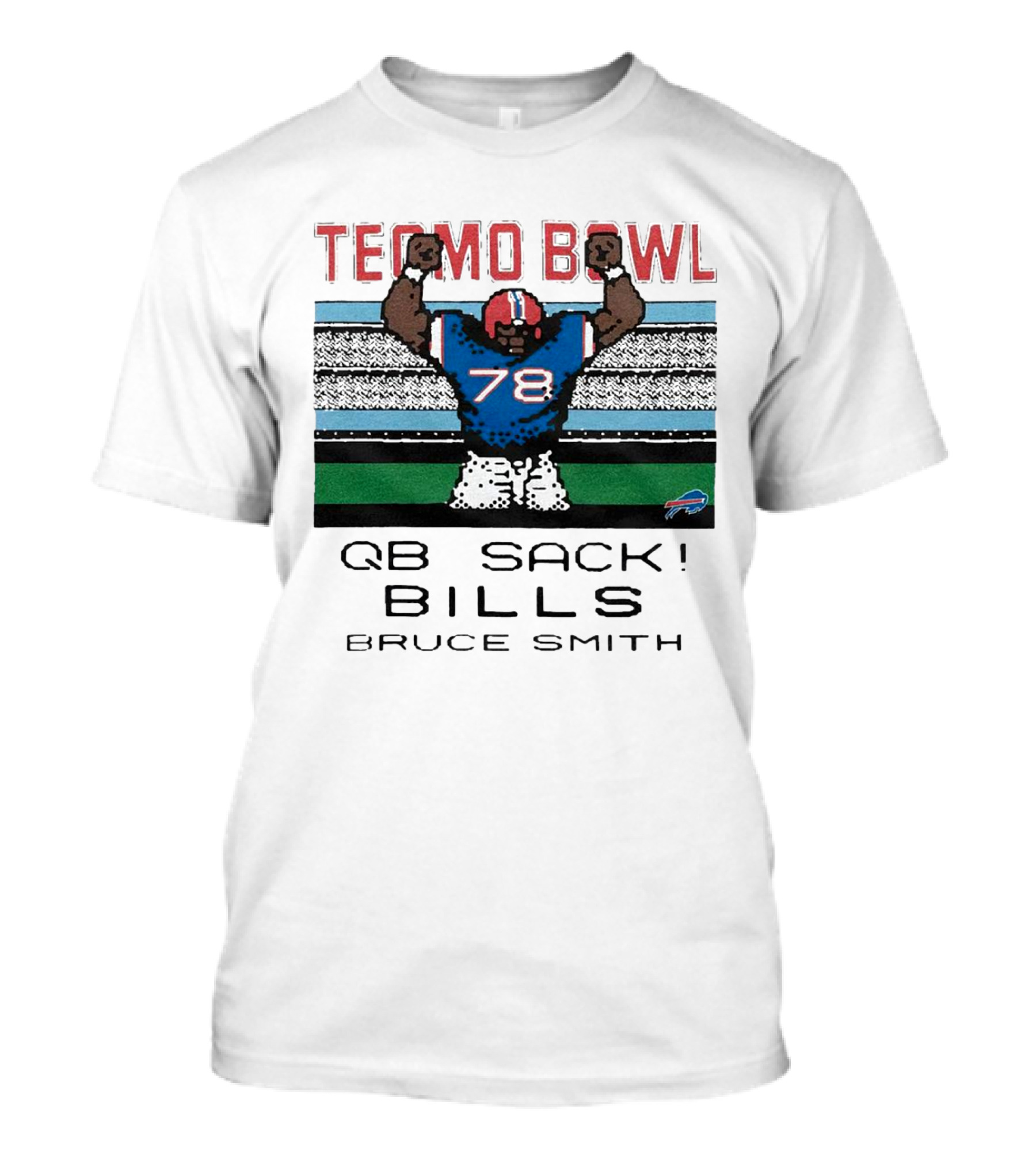 Tecmo Bowl QB Sack 78 Bills Bruce Smith T-Shirt