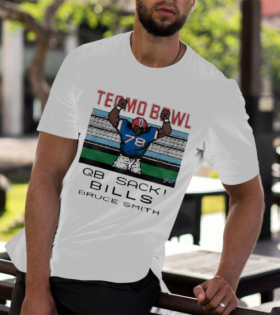 Tecmo Bowl QB Sack 78 Bills Bruce Smith T-Shirt