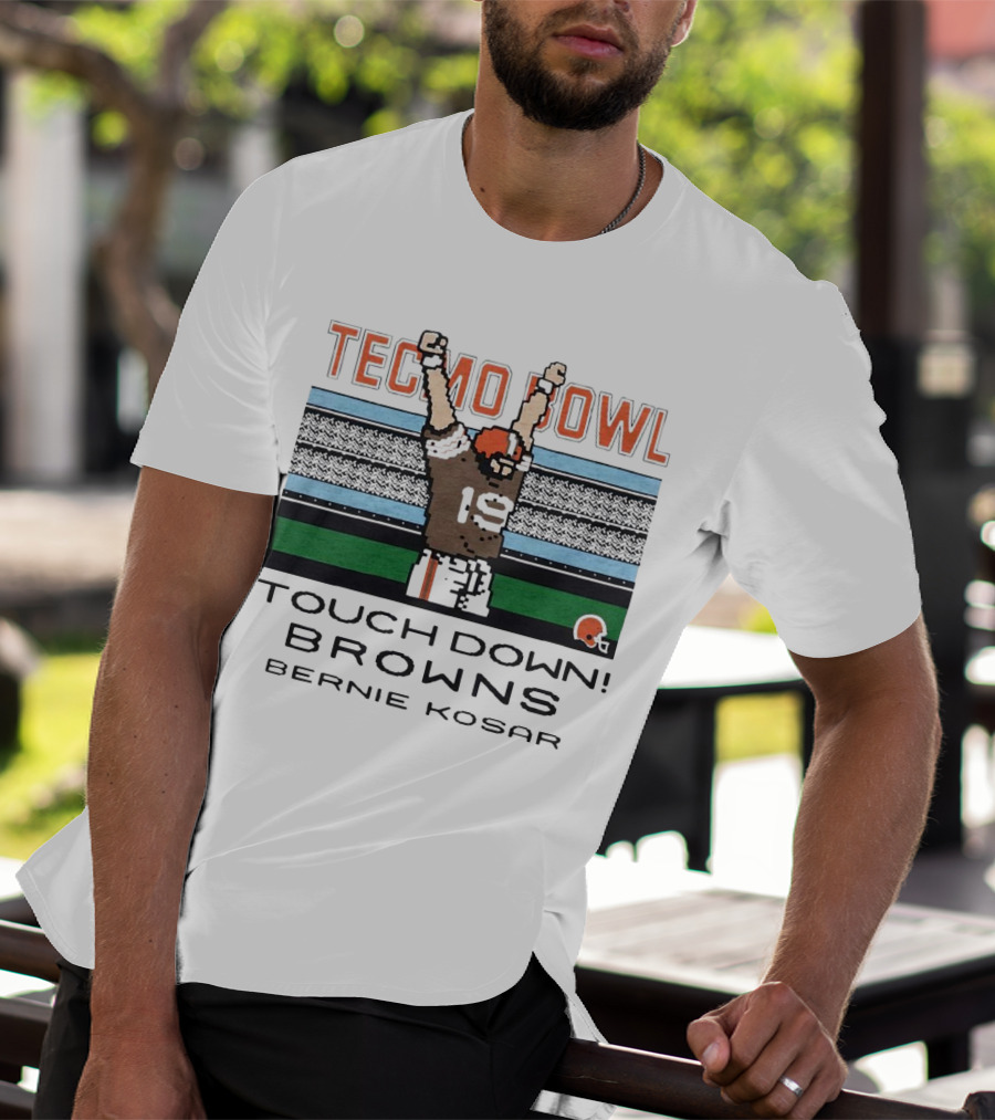 Tecmo Bowl Touchdown Browns Bernie Kosar T-Shirt