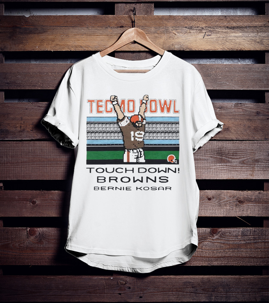 Tecmo Bowl Touchdown Browns Bernie Kosar T-Shirt