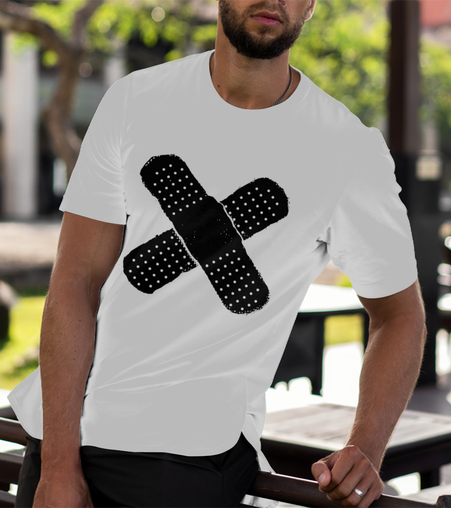 The First Time Band-Aid Kid Laroi Style Cross Bandaid T-Shirt