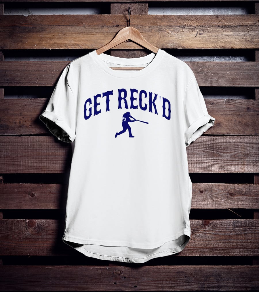 Get Reck'd Baseball 20 Autograph Player Swing T-Shirt