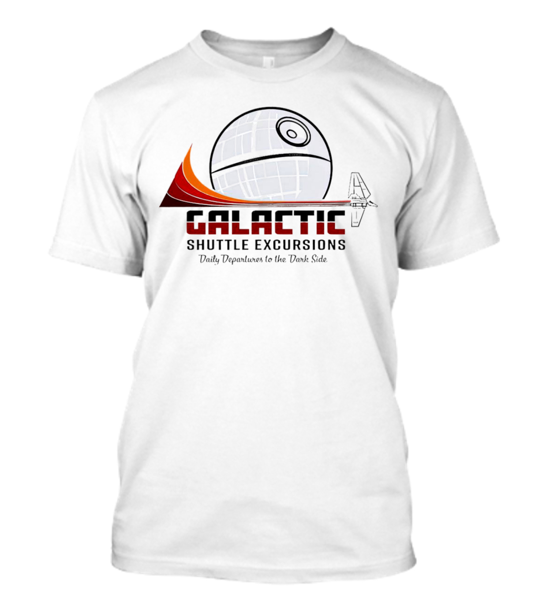 Galactic Shuttle Excursions Daily Departures To The Dark Side Star Wars T-Shirt