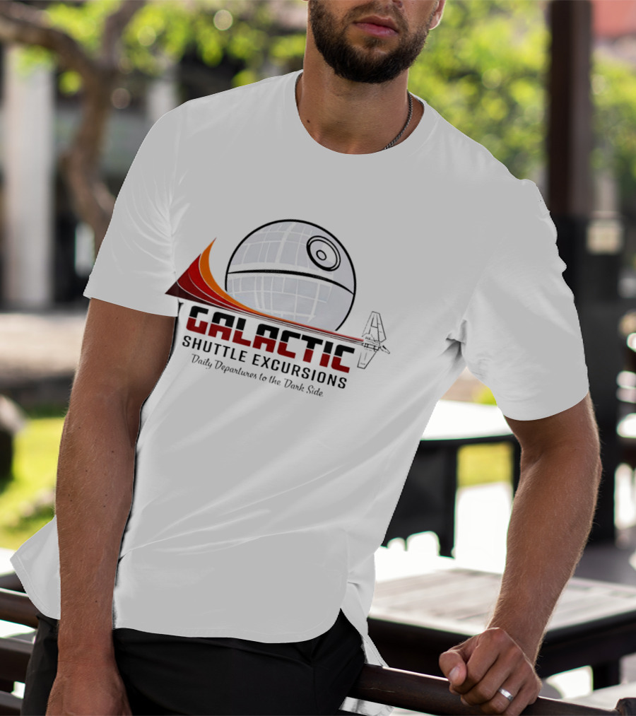 Galactic Shuttle Excursions Daily Departures To The Dark Side Star Wars T-Shirt