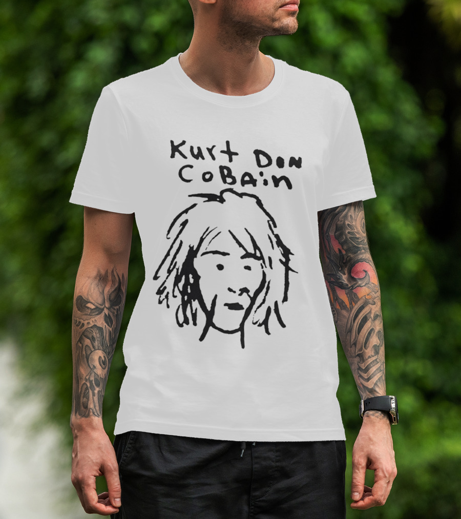 Kurt Don Cobain Draw T-Shirt
