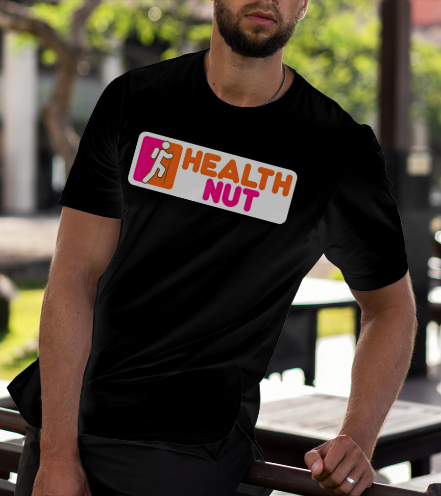 Health Nut Dunkin’ Donuts Logo Mashup T-Shirt