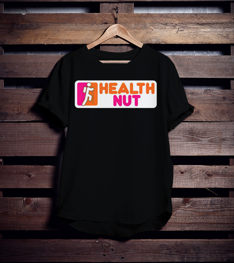 Health Nut Dunkin’ Donuts Logo Mashup T-Shirt