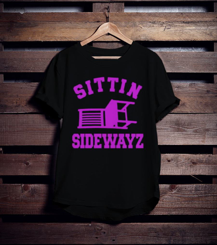 Sittin’ Sidewayz Purple Chair T-Shirt