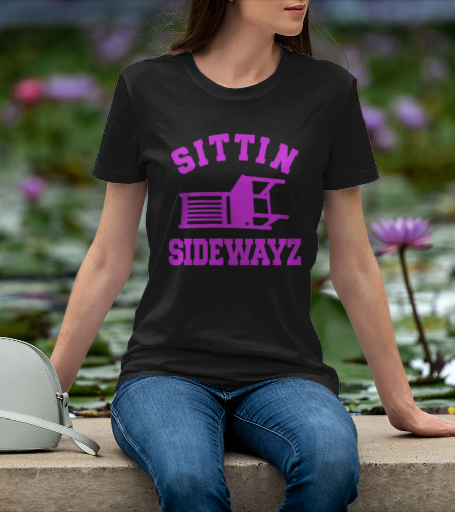 Sittin’ Sidewayz Purple Chair T-Shirt