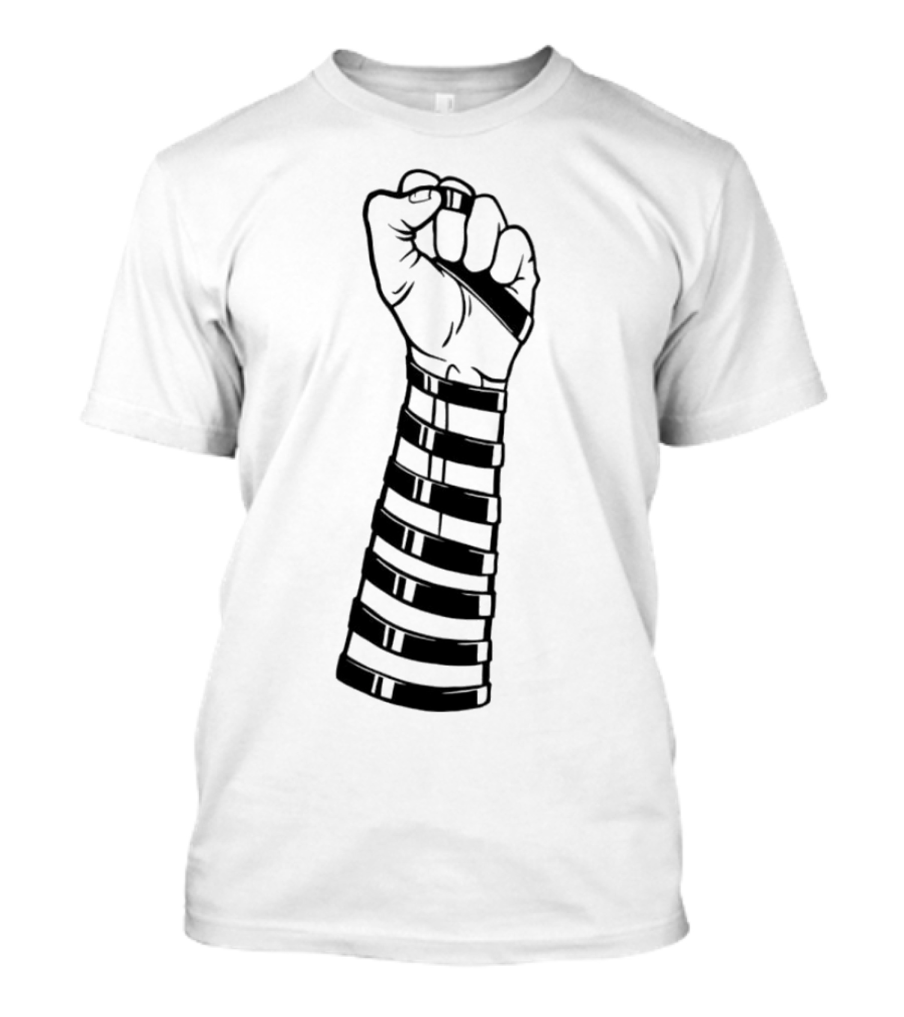 Strapped Fist With Black Bands Iconic T-Shirt