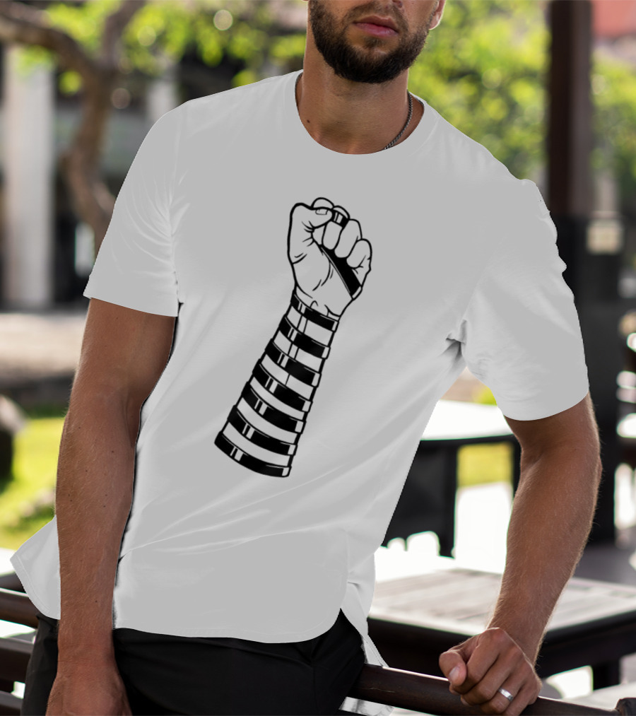 Strapped Fist With Black Bands Iconic T-Shirt