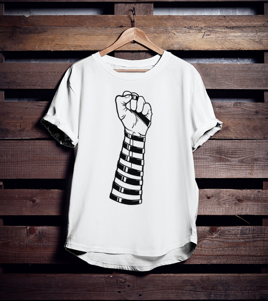 Strapped Fist With Black Bands Iconic T-Shirt