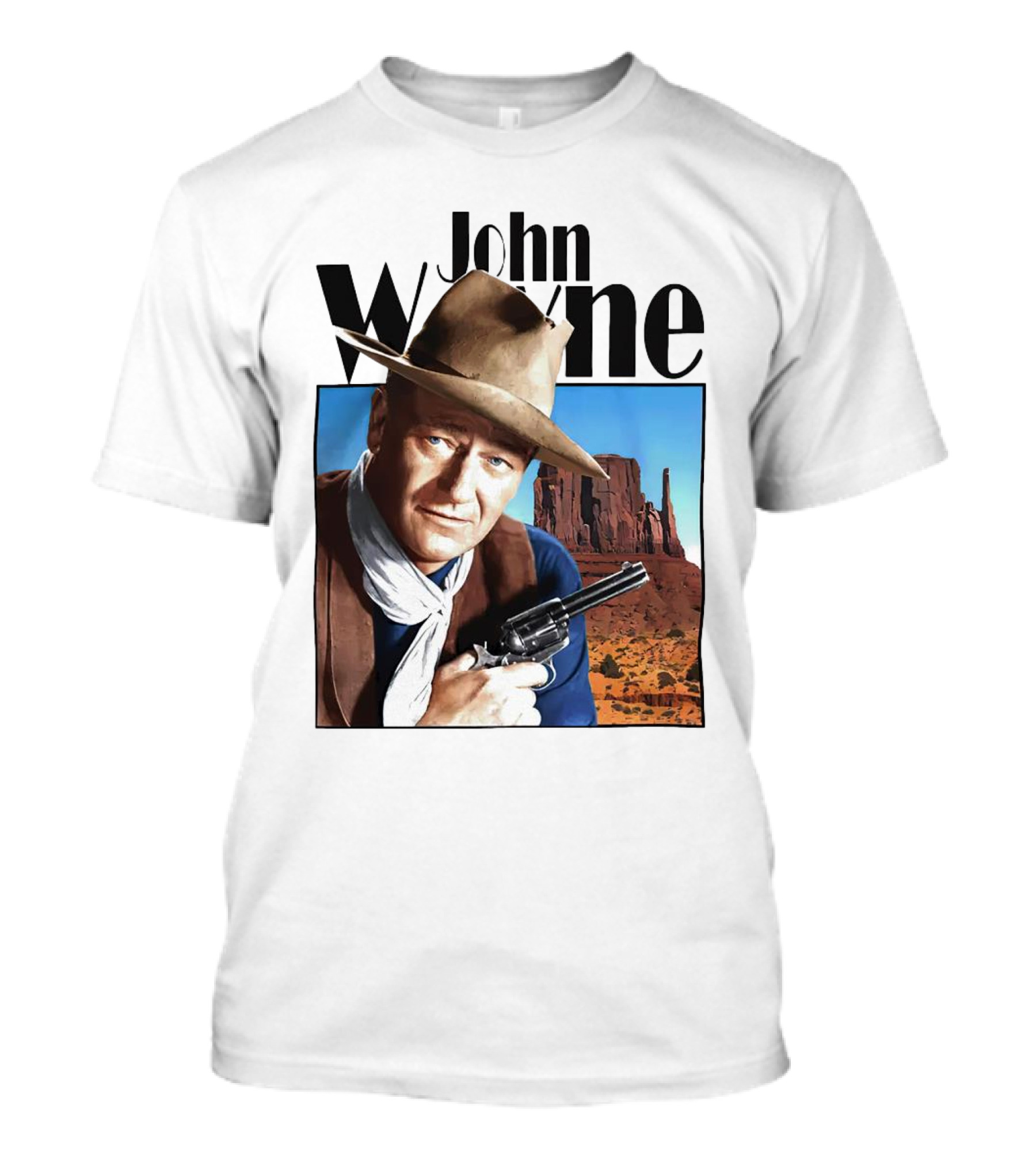 John Wayne Cowboy Western Movie Legend T-Shirt