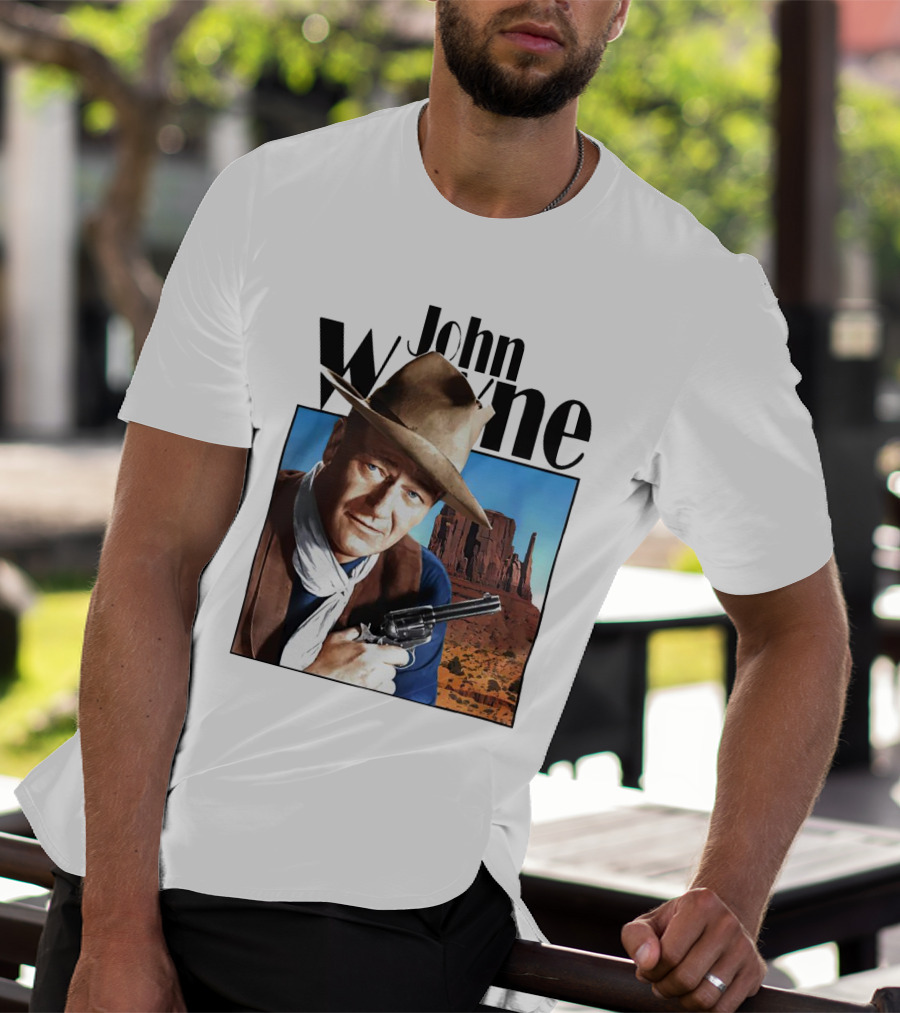 John Wayne Cowboy Western Movie Legend T-Shirt