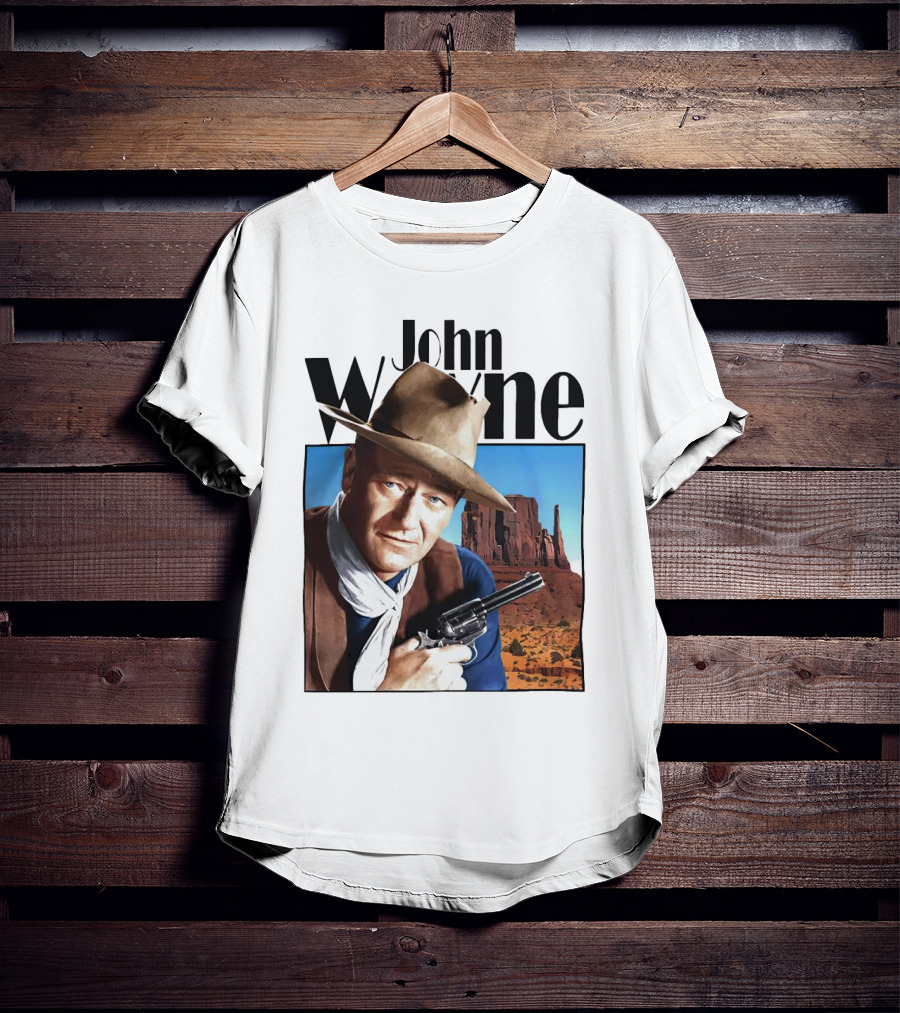 John Wayne Cowboy Western Movie Legend T-Shirt
