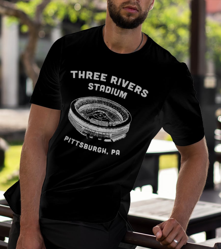 Three Rivers Stadium Pittsburgh PA Baseball T-Shirt