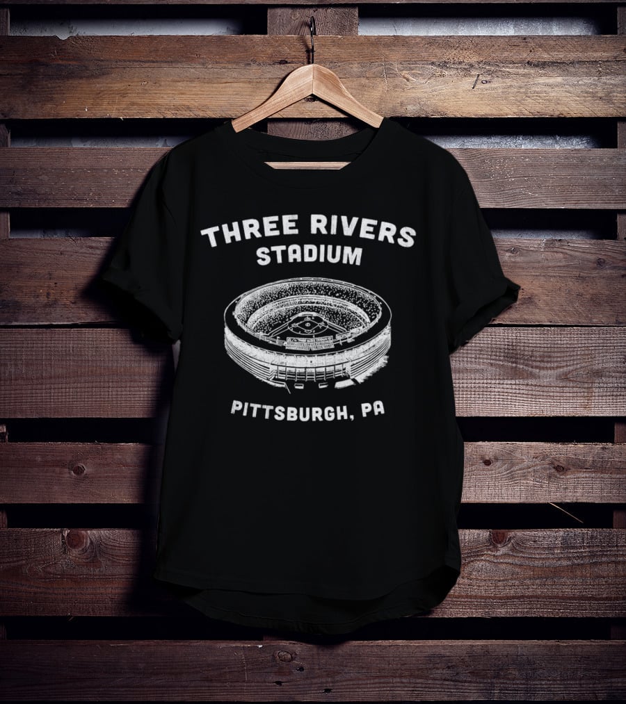 Three Rivers Stadium Pittsburgh PA Baseball T-Shirt
