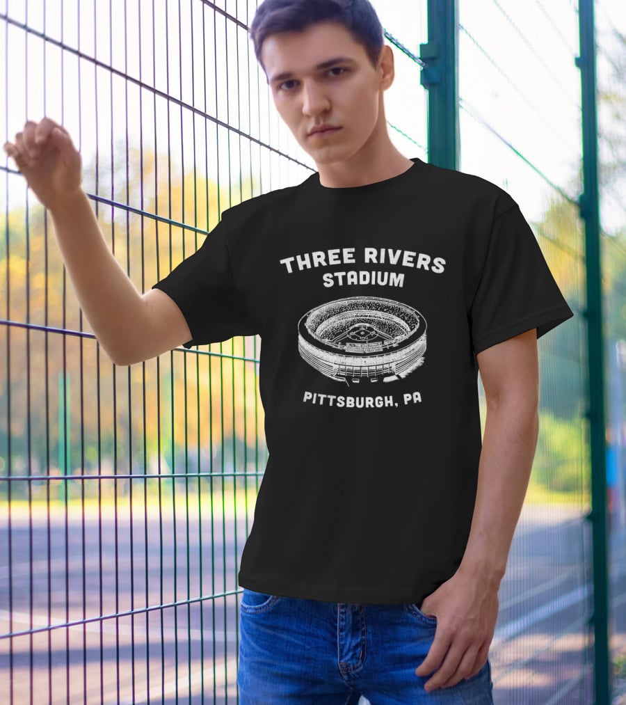 Three Rivers Stadium Pittsburgh PA Baseball T-Shirt