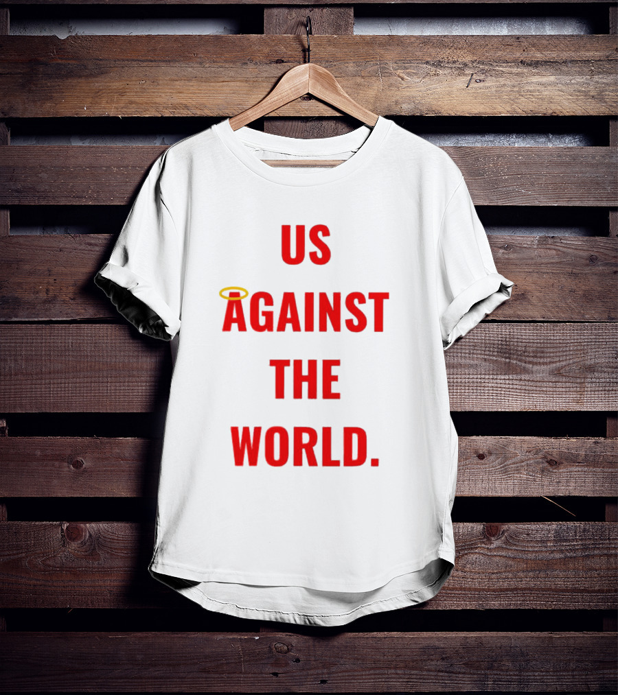 Us Against The World Angel Halo T-Shirt