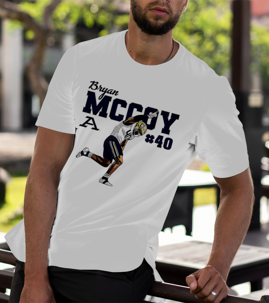 Bryan McCoy Akron Zips #40 NCAA Football T-Shirt