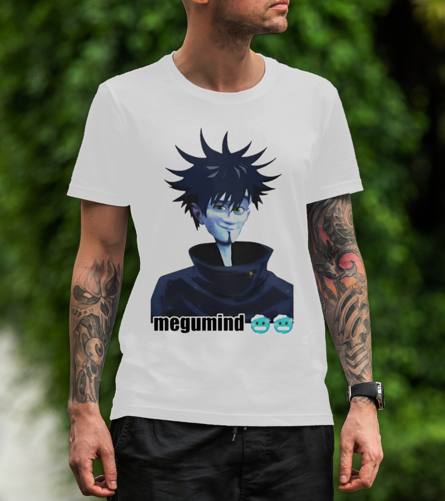 Fushiguro Megumi Megumind Emoji Face T-Shirt