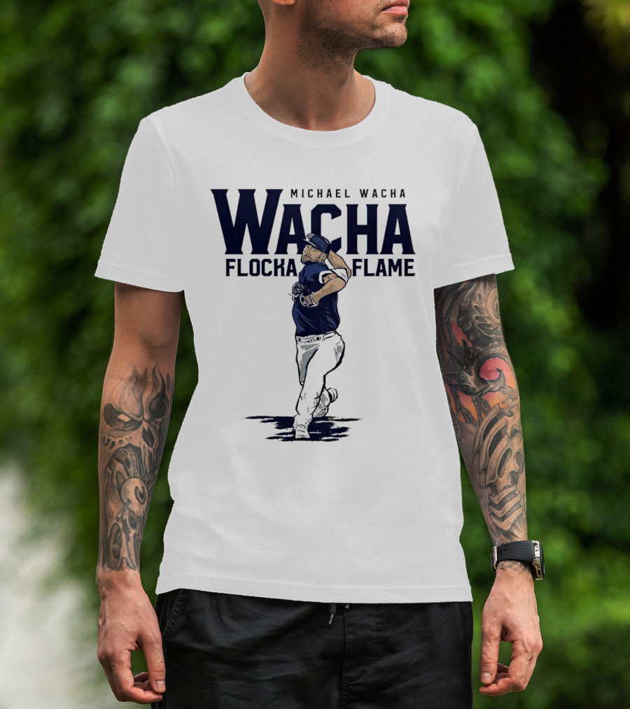 Michael Wacha Flocka Flame Pitching Baseball Kansas City Royals T-Shirt