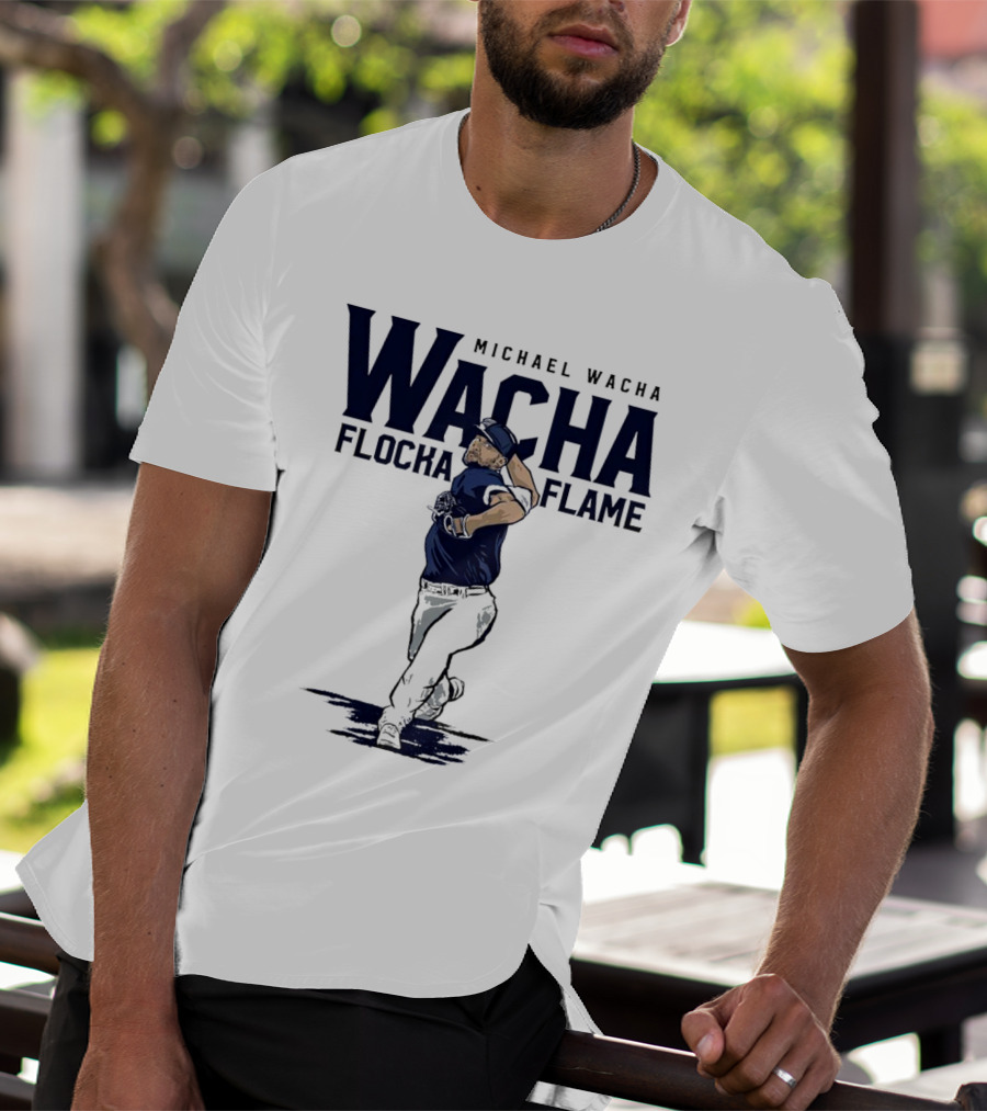 Michael Wacha Flocka Flame Pitching Baseball Kansas City Royals T-Shirt