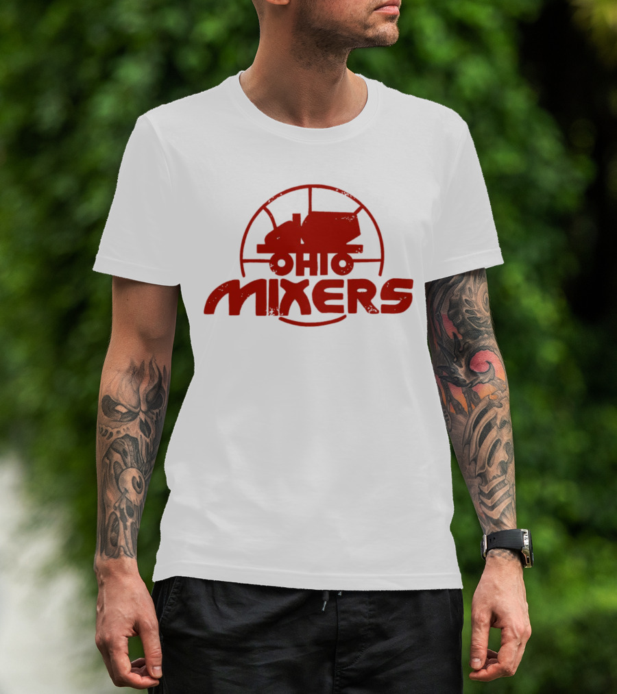 Ohio Mixers Basketball Concrete Truck T-Shirt