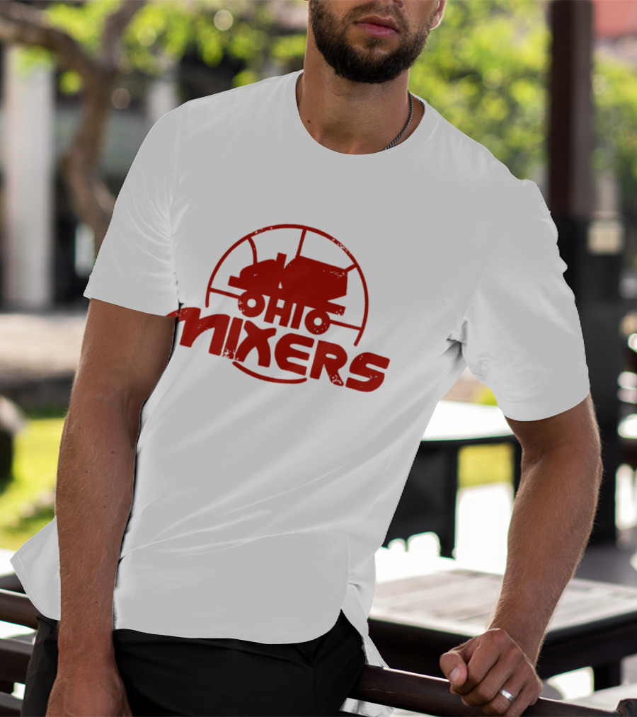 Ohio Mixers Basketball Concrete Truck T-Shirt