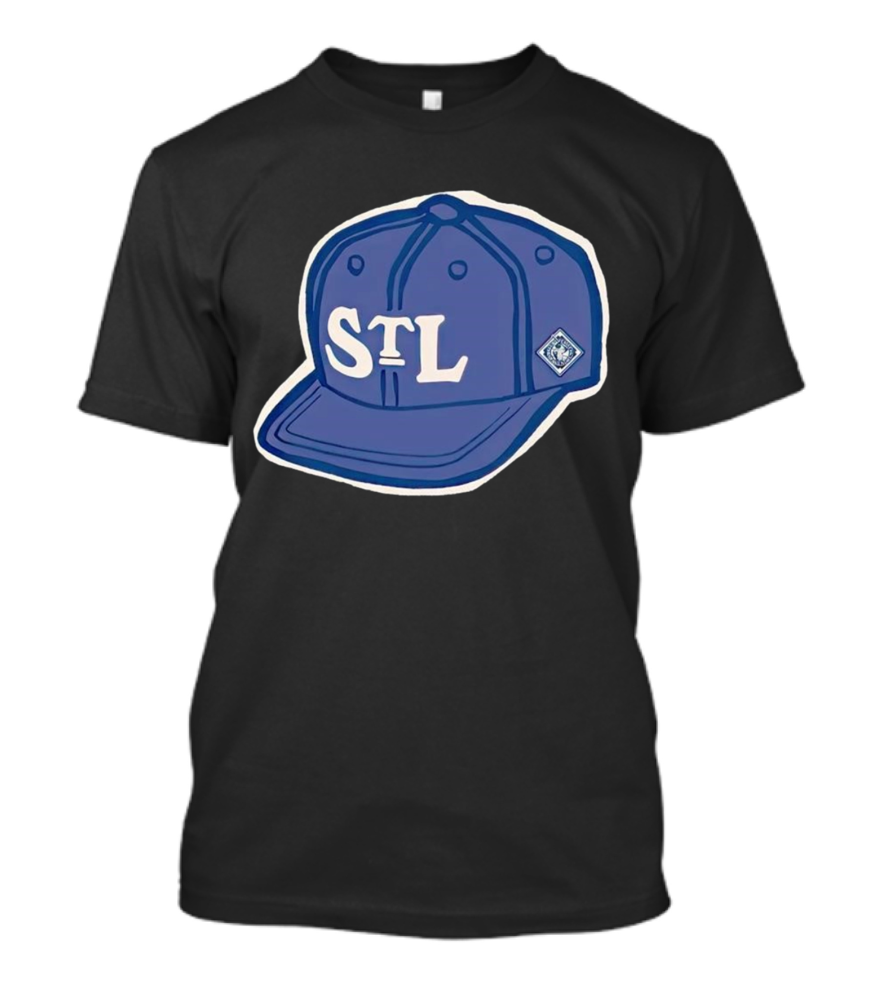 St. Louis Stars STL Negro Leagues Baseball Cap Insignia T-Shirt