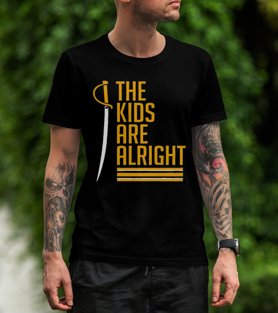 The Kids Are Alright Buffalo Sabres Sword And Stripe T-Shirt