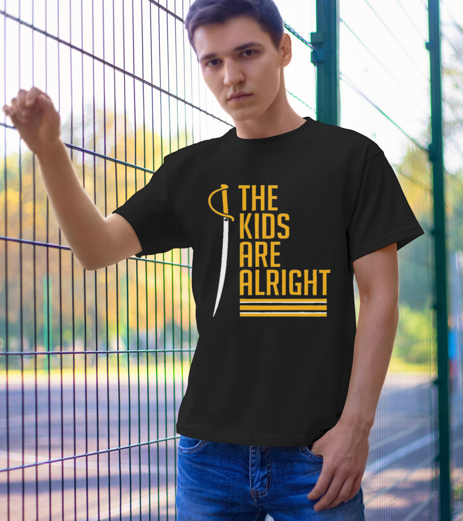 The Kids Are Alright Buffalo Sabres Sword And Stripe T-Shirt
